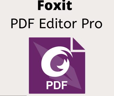 PDF using Foxit PDF Editor on a PC